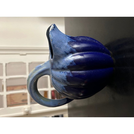 Image 1 of Vintage pitcher in flamed stoneware by Alphonse Mouton