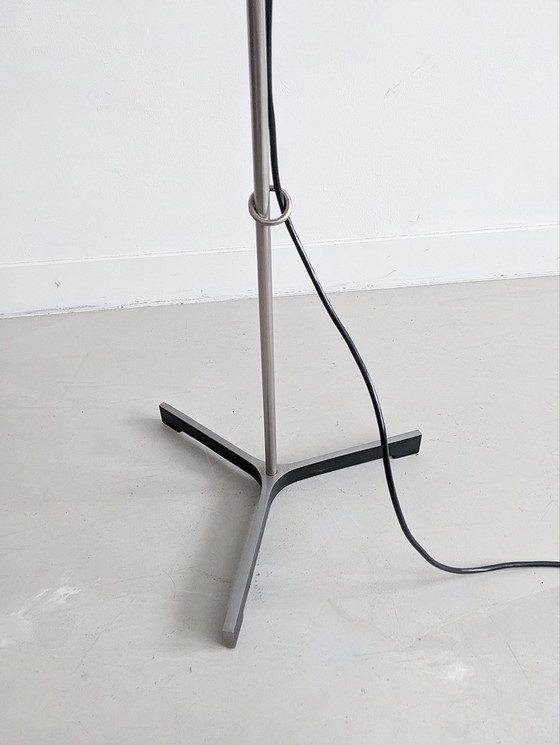 Image 1 of STAFF Orange & Chrome Floor Lamp 1960's