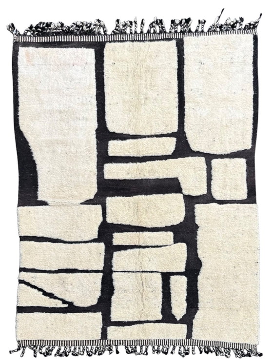 Image 1 of Moroccan Contemporary Hand-Knotted Rug