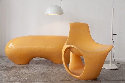 Chaise Et Banc Albatros By Danielle Quarante