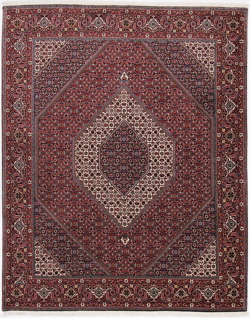 Original Hand-Knotted Persian Rug Bidjar Takab Very Fine Knotted 253 X 202 Cm Top Condition