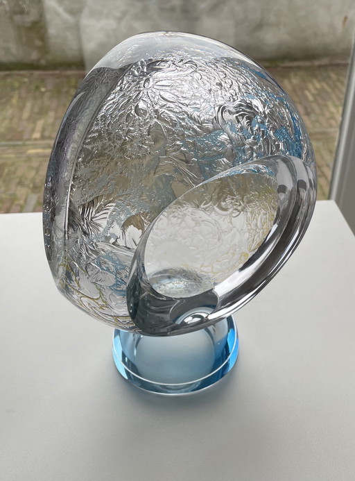 Unique Glass Sculpture By Petr Kuchta.