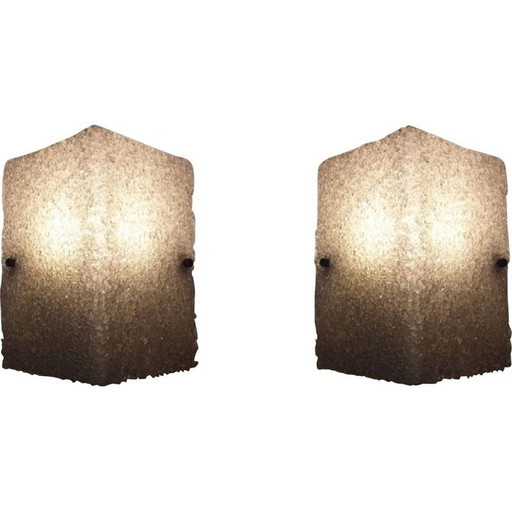 Pair of mid century wall lamps, 1970s