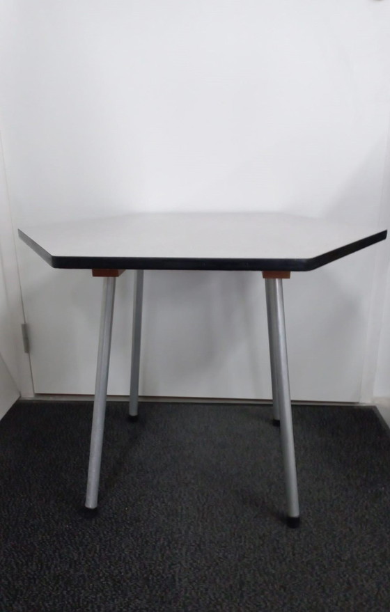 Image 1 of Vintage Formica Hexagon Side Table Years 60-70.