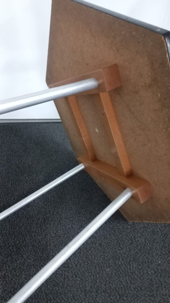 Image 1 of Vintage Formica Hexagon Side Table Years 60-70.