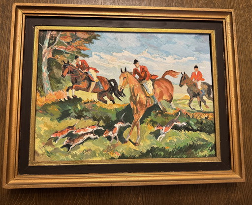 Painting Fox Hunt