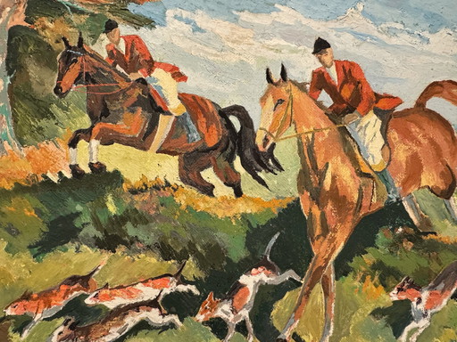 Painting Fox Hunt