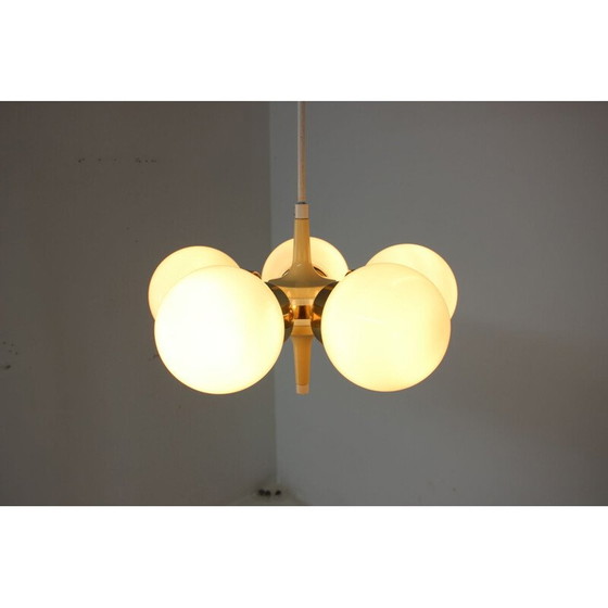 Image 1 of Vintage "Space Age Sputnik" Chandelier by Elektroinstala Decin, 1970s