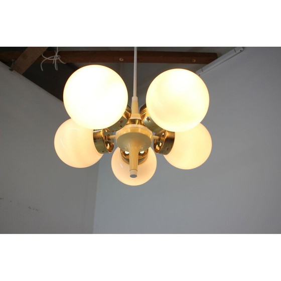 Image 1 of Vintage "Space Age Sputnik" Chandelier by Elektroinstala Decin, 1970s