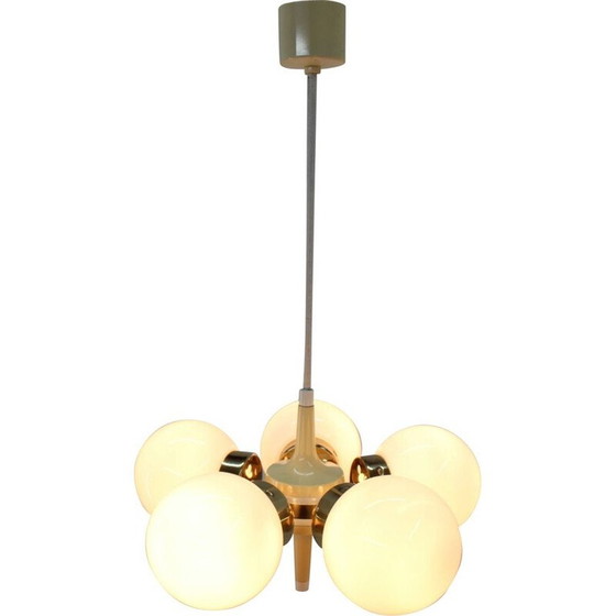 Image 1 of Vintage "Space Age Sputnik" Chandelier by Elektroinstala Decin, 1970s