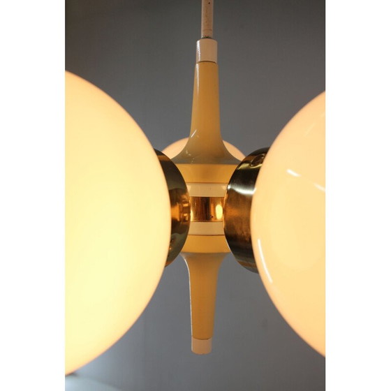 Image 1 of Vintage "Space Age Sputnik" Chandelier by Elektroinstala Decin, 1970s