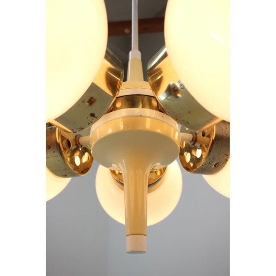 Image 1 of Vintage "Space Age Sputnik" Chandelier by Elektroinstala Decin, 1970s