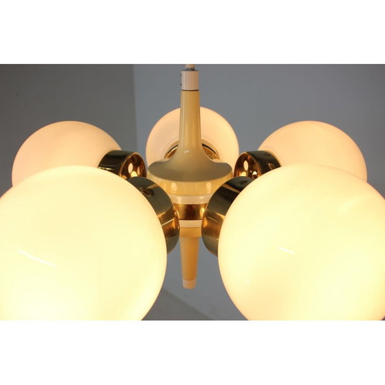 Image 1 of Vintage "Space Age Sputnik" Chandelier by Elektroinstala Decin, 1970s