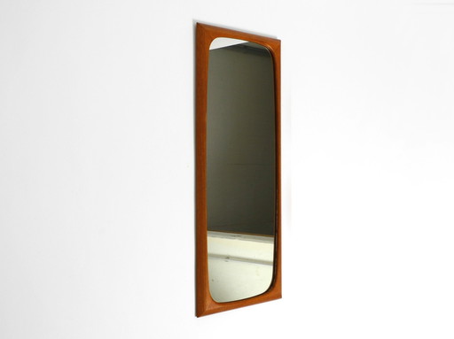 Beautiful 1960S Danish Teak Wall Mirror