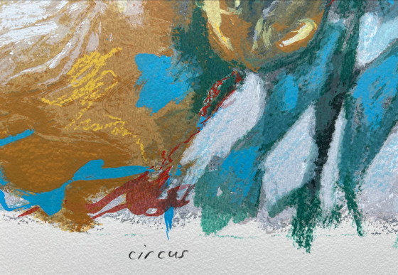 Image 1 of Annemarie de Groot | Sérigraphie signée à la main | 'Circus' | 1993