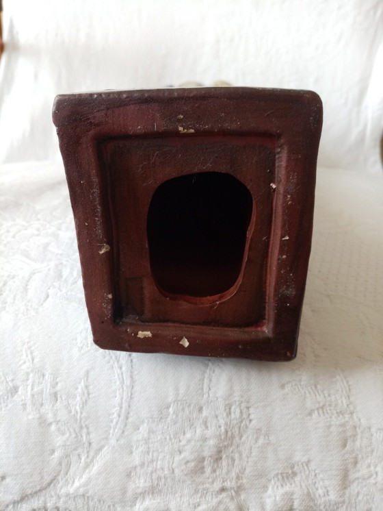 Image 1 of Ánfora religiosa de cerámica belga, años 60/70 (49 cm)