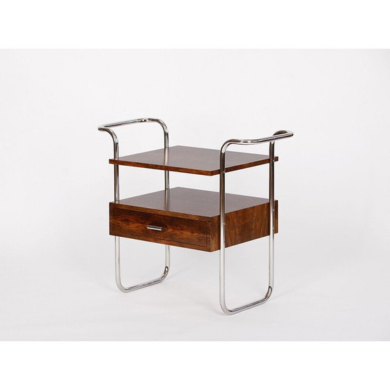Image 1 of Vintage contemporary tubular steel side table