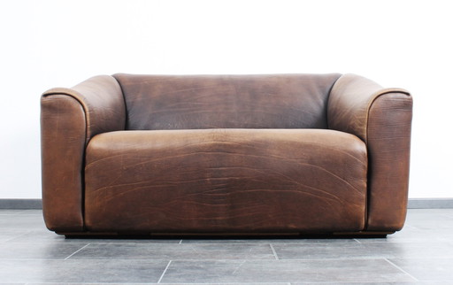 De Sede DS47 2-seater in brown neckleather