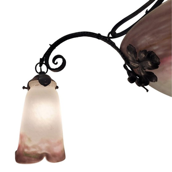Image 1 of Vintage Art Nouveau pendant lamp by Muller Fréres, France 1920