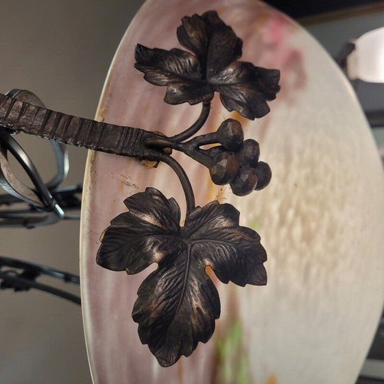 Image 1 of Vintage Art Nouveau pendant lamp by Muller Fréres, France 1920