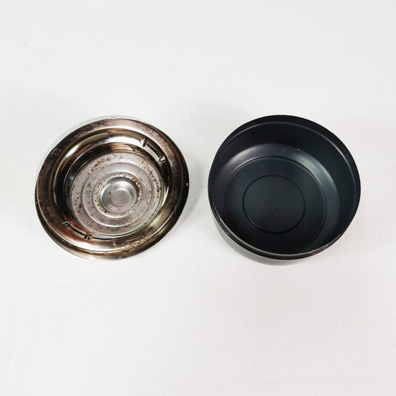 Image 1 of Vintage metal rotating ashtray by Erhard, Germany 1980