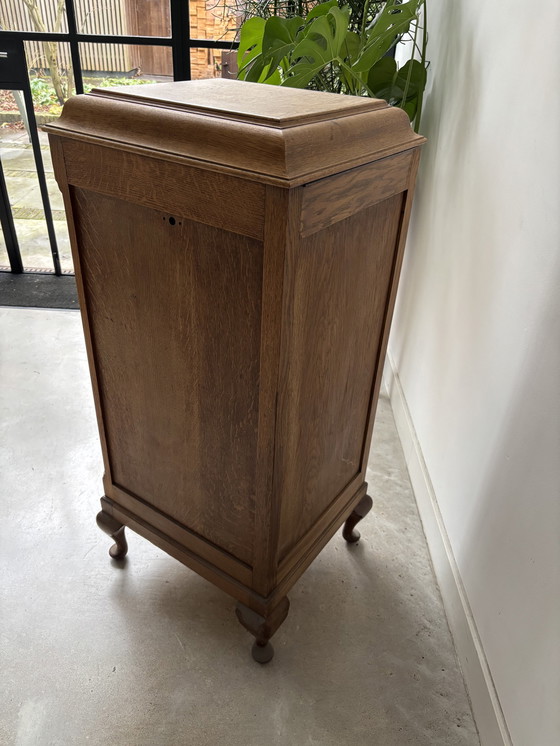 Image 1 of Antique Gramophone Cabinet Solid Wood