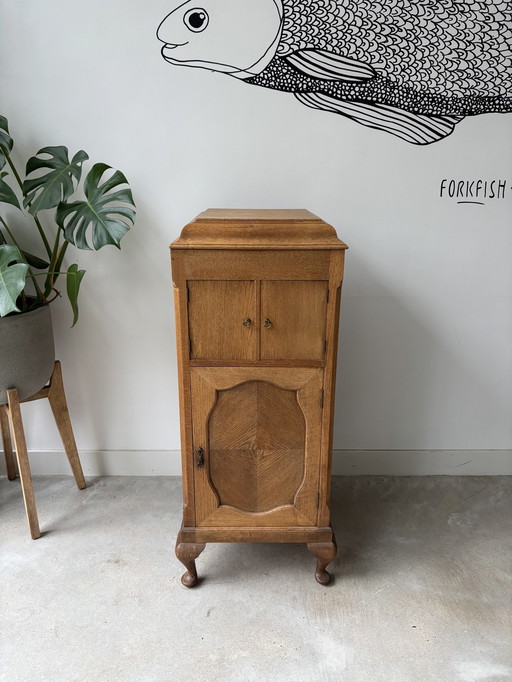 Antique Gramophone Cabinet Solid Wood