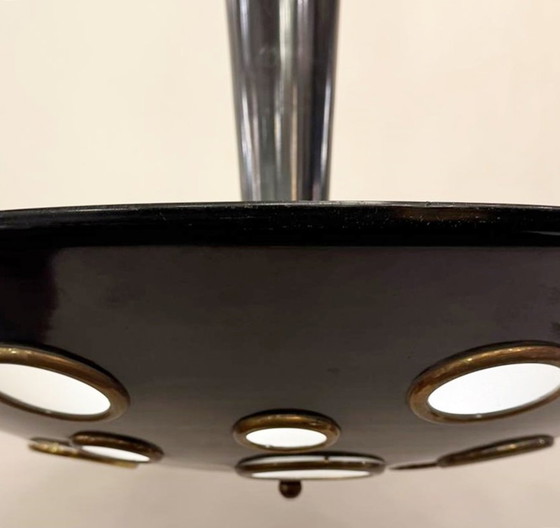 Image 1 of Lampada a sospensione italiana di Lumen Milano, 1950
