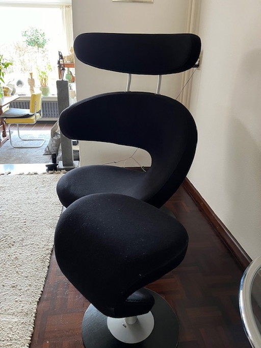 Fauteuil et pouf Stokke Variér Peel