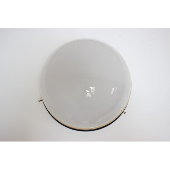 Image 1 of Mid century glass ceiling lamp, 1960s