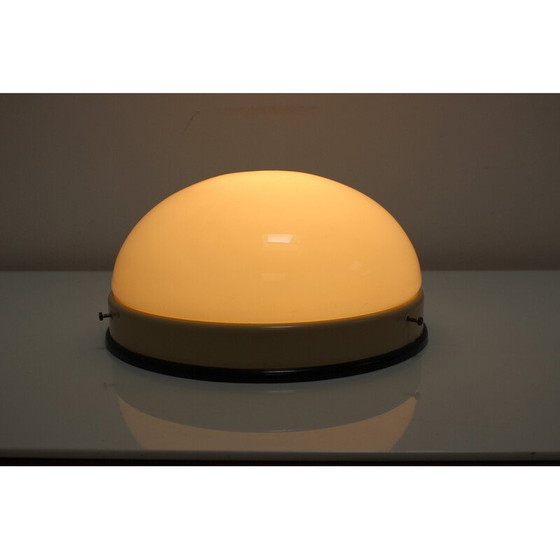 Image 1 of Mid century glass ceiling lamp, 1960s