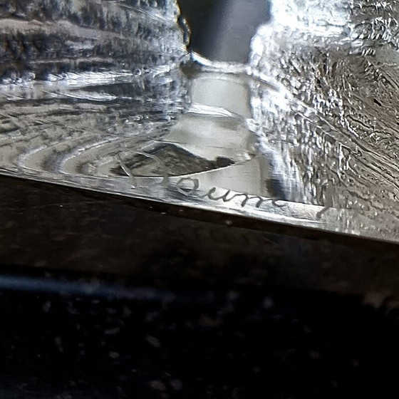 Image 1 of Lampada vintage "Cratères" in cristallo Daum, 1960-1970