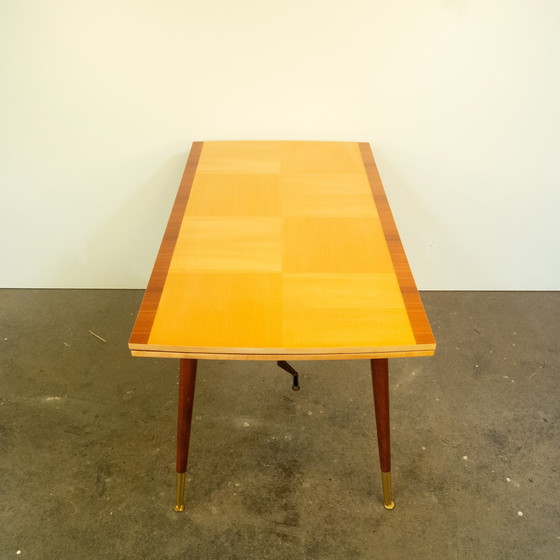 Image 1 of Height-adjustable coffee table, maple, beech, 1950s