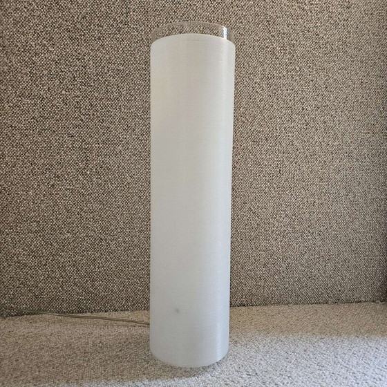 Image 1 of Vintage model 3856 cylindrical lamp in transparent glass tube by Alberto Zecchini for Fontana Arte, 1990