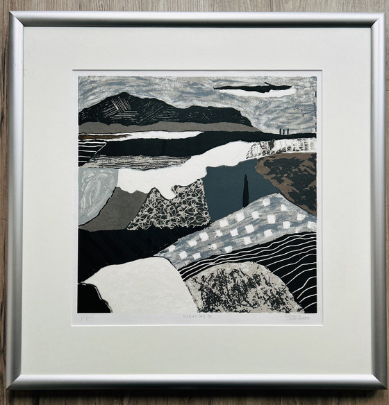 Image 1 of Screenprint Ronald Boonacker - Night Sky Iii Framed