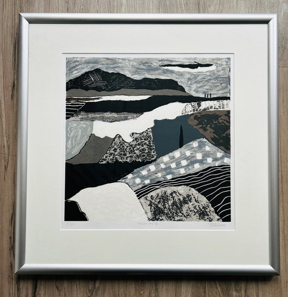 Image 1 of Screenprint Ronald Boonacker - Night Sky Iii Framed