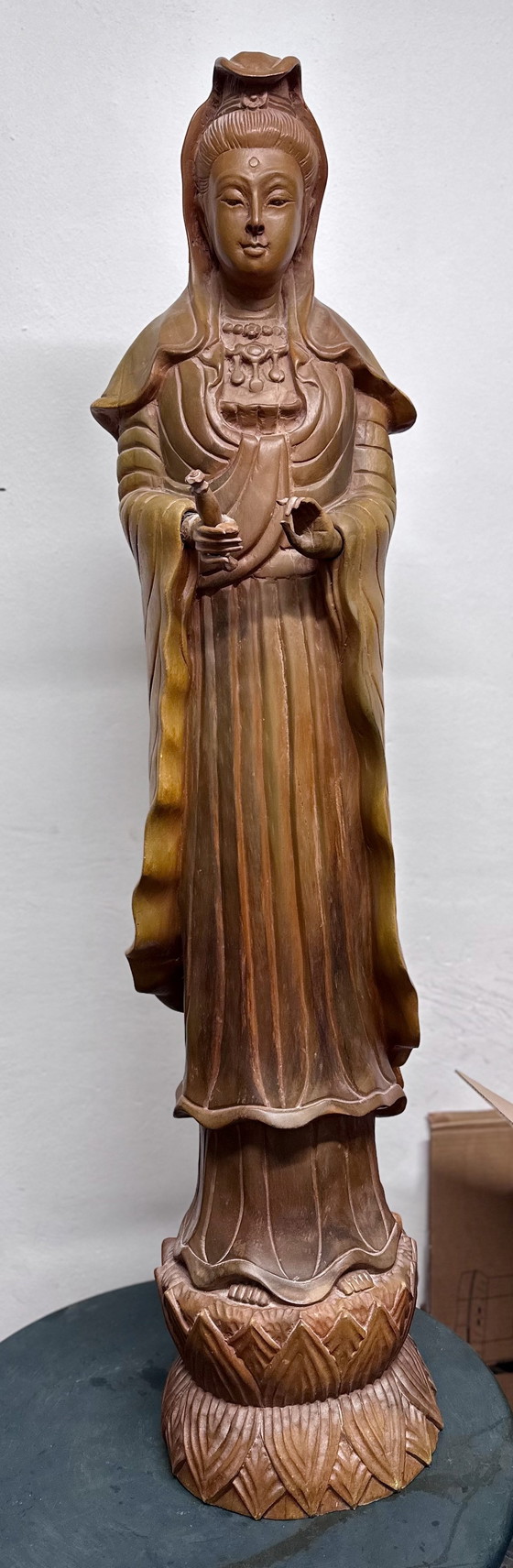 Image 1 of Guanyin, Kwanyin, Guanshiyin Wooden Statue