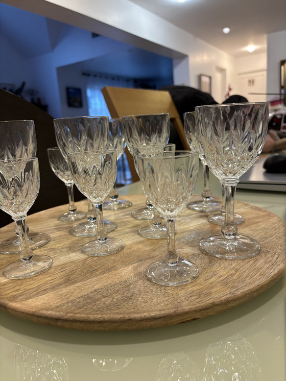 Image 1 of Set di bicchieri di cristallo