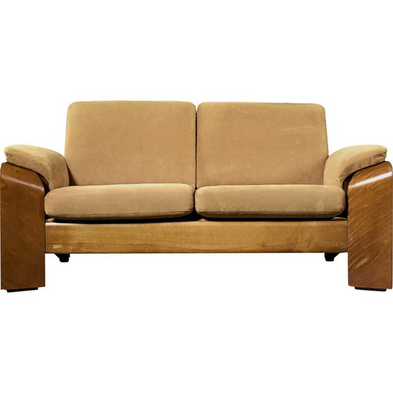 Image 1 of Vintage 2-seater Pegasus sofa in teak wood for Ekornes