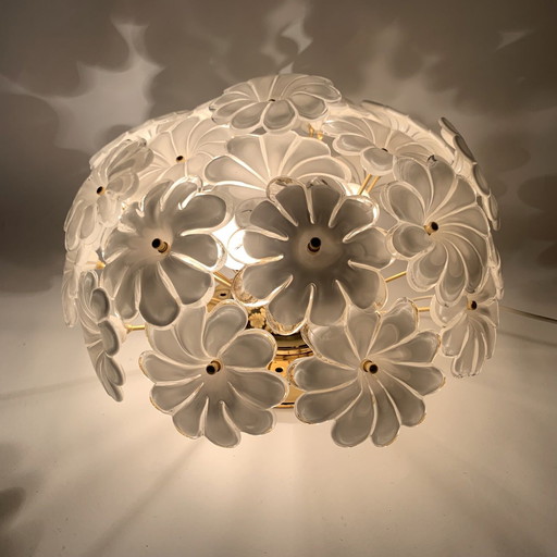 Flower Ceiling Lamp - 1970s, Italian