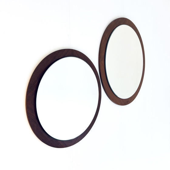 Image 1 of 2x Danish teak mirror