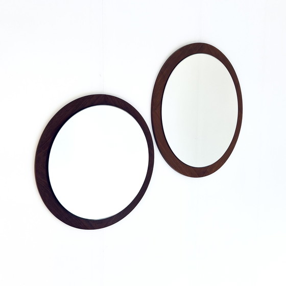 Image 1 of 2x Danish teak mirror