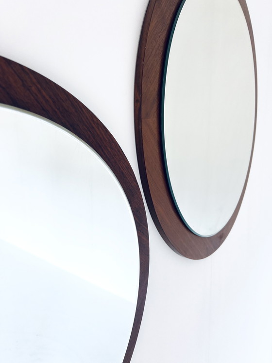 Image 1 of 2x Danish teak mirror