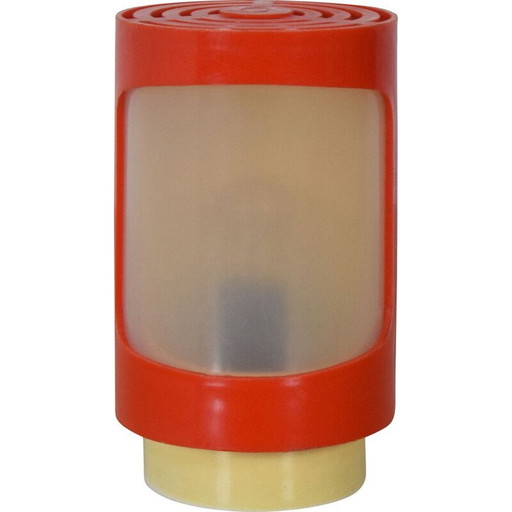 Lampada da tavolo vintage in plastica, Cecoslovacchia 1970
