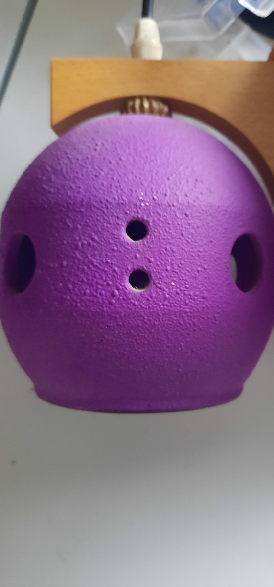 Image 1 of Pendant Lamp Space Purple Bullets In Frame