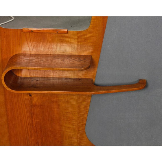 Image 1 of Vintage Dora coat rack in wood and plastic for Kovo Drevo Prerov, Czechoslovakia 1960