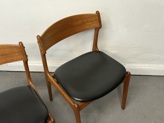 Image 1 of 4 dining chairs Chair Teak Erik Buch Odd. Danish MidCentury