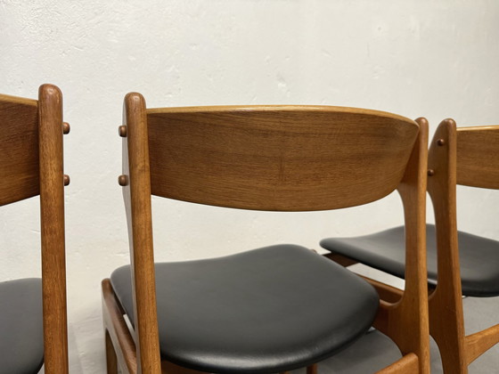 Image 1 of 4 dining chairs Chair Teak Erik Buch Odd. Danish MidCentury