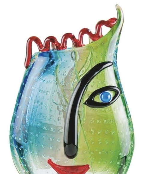 Image 1 of Face vase - Sculpture Décoration Fait Main