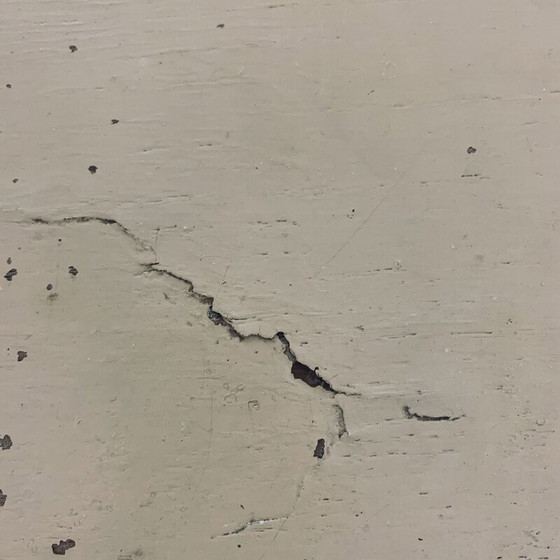 Image 1 of Vintage cream wood storage cabinet